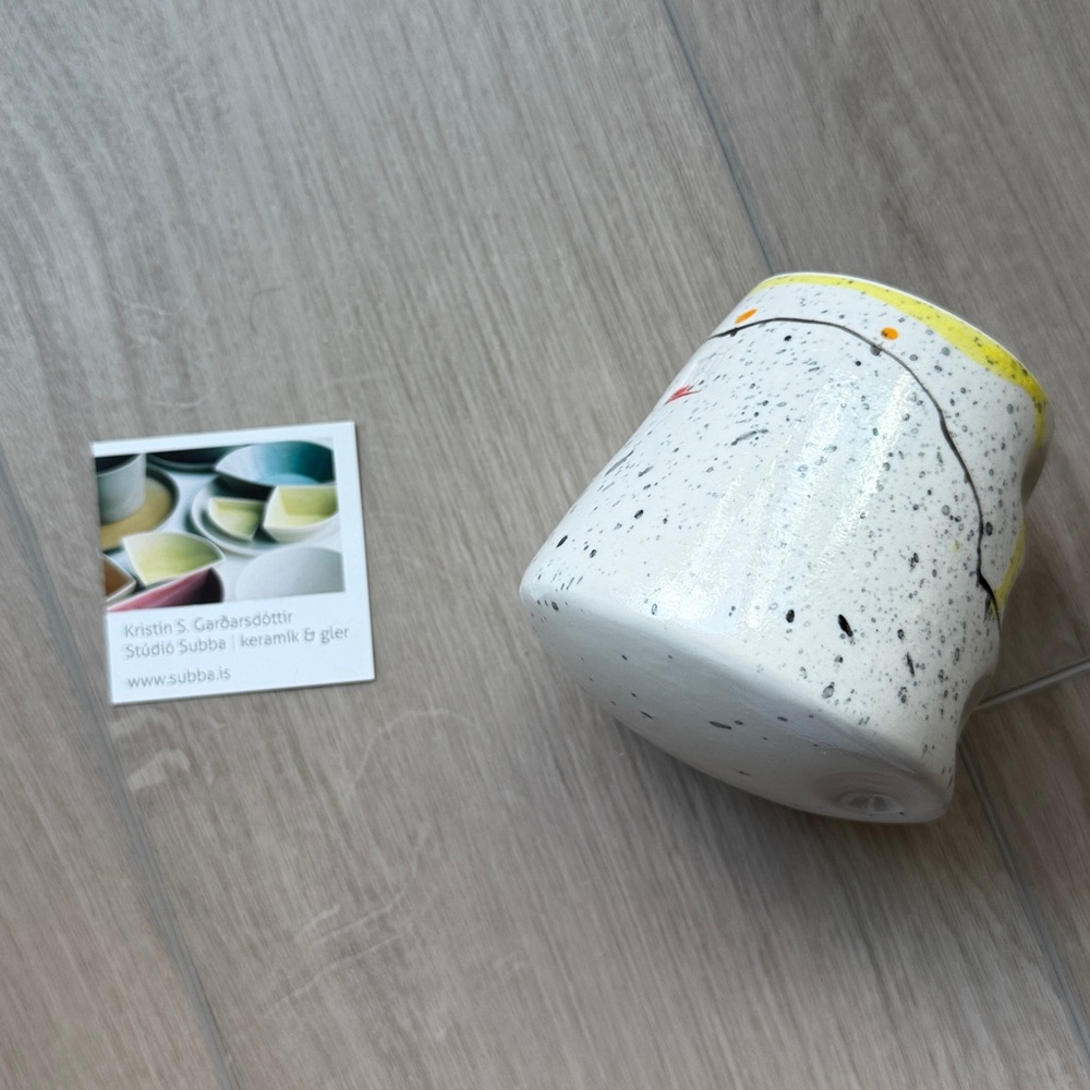 Kristin S. Garoarsdottir Icelandic handcrafted ceramic mug